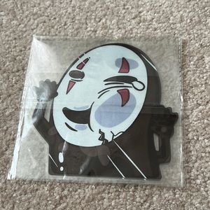 NWT 2pc Kaonashi (No Face) Funny Hitting Glass Vinyl Decal Stickers